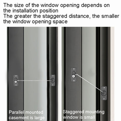 Multifunctional Children Window Safety Lock With Key Refrigerator Cabinet Lock Dual Purpose Limator, FQ8