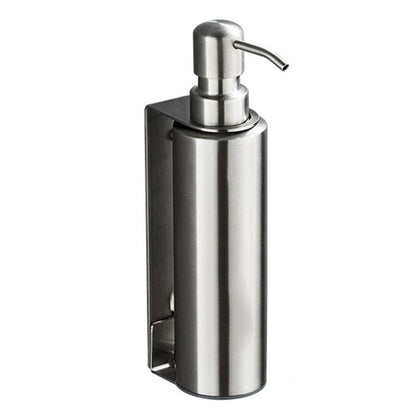 Hotel Stainless Steel Soap Dispenser Home Wall Mounted No Punch Press To Soap Bottle, Round 1 Barrel, Round 3 Barrel, Square 1 Barrel, Square 2 Barrel, Square 3 Barrel