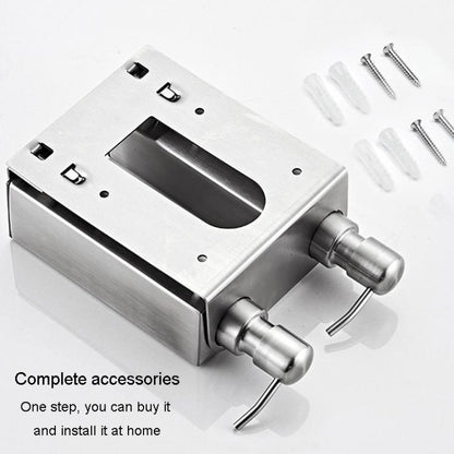 Hotel Stainless Steel Soap Dispenser Home Wall Mounted No Punch Press To Soap Bottle, Round 1 Barrel, Round 3 Barrel, Square 1 Barrel, Square 2 Barrel, Square 3 Barrel