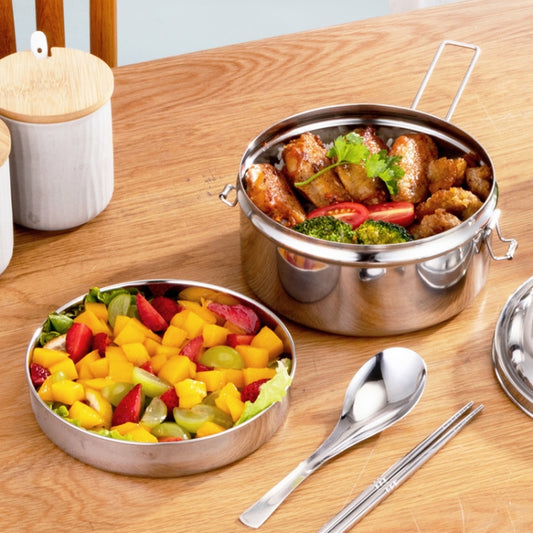 304 Stainless Steel Round Lunch Box