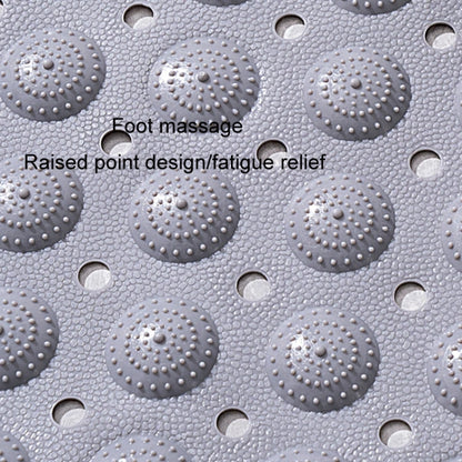 PVC Bathroom Non-slip Mat Thickened Massage Water-proof Foot Mat, 36x68cm, 40x102cm, 58x88cm
