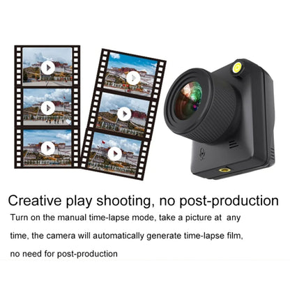 4K Time-Lapse Camera Microlight Full Color Night Vision Security Recording Construction Site Time-Lapse Camera
