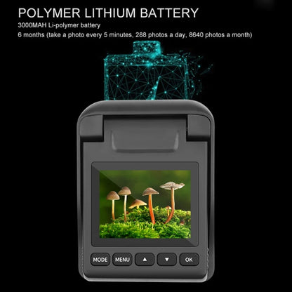 4K Time-Lapse Camera Microlight Full Color Night Vision Security Recording Construction Site Time-Lapse Camera