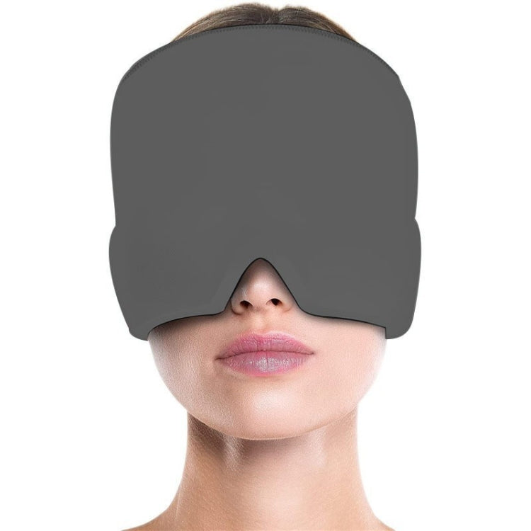 Gel Ice Hood Cooling Eye Mask Hot and Cold Compress Headband for Headache, Single-layer (Black), Single-layer (Pink), Single-layer (Blue), Single-layer (Purple), Single-layer (Gray), Double-layer (Black), Double-layer (Pink), Double-layer (Blue)�������...
