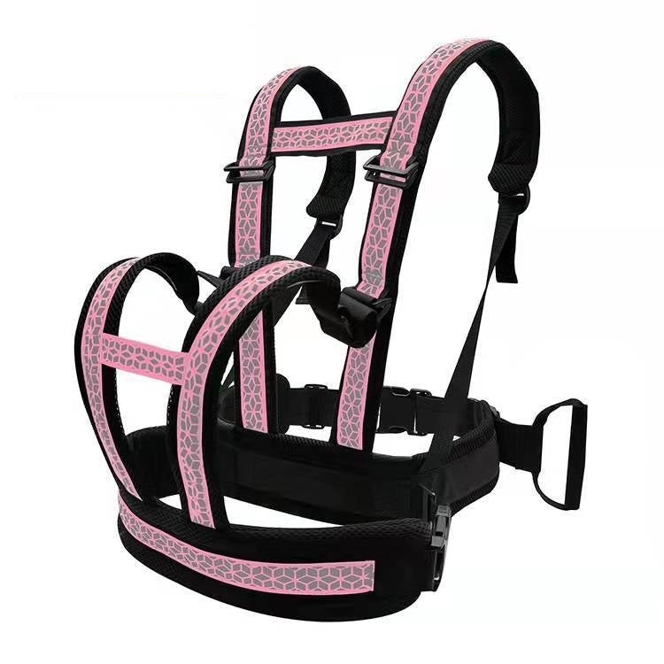 Motorcycle Anti-Fall Children Strap Riding Safety Harness, Light Blue, Orange, Dark Blue, Green, Pink
