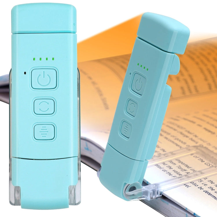 USB Charging Portable Detachable Reading Clip Light Rotatable Eye Protection Mini LED Lamp