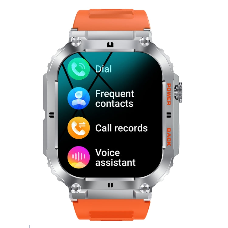K57 Pro 1.96 Inch Bluetooth Call Music Weather Display Waterproof Smart Watch