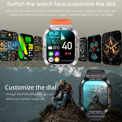 K57 Pro 1.96 Inch Bluetooth Call Music Weather Display Waterproof Smart Watch
