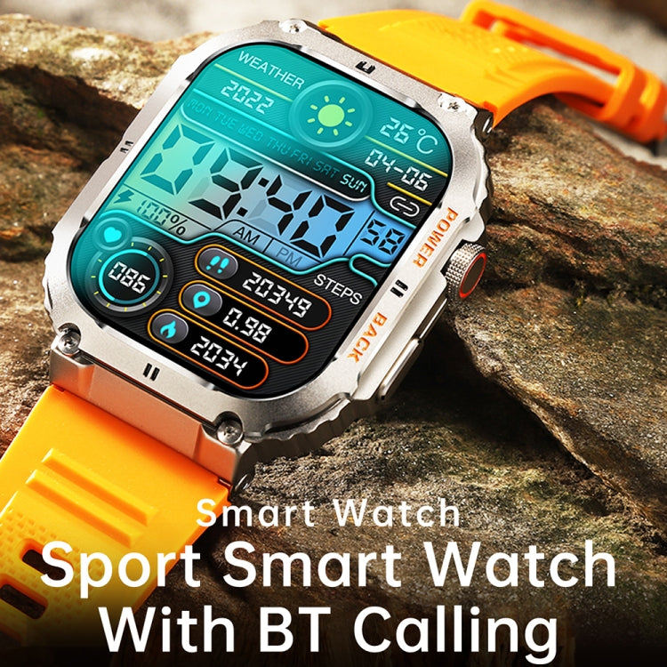 K57 Pro 1.96 Inch Bluetooth Call Music Weather Display Waterproof Smart Watch