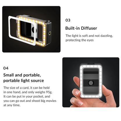 APEXEL  Multifunctional Fill Light Phone Clip With 1/4 Inch & M17 M37 Thread Tnterface