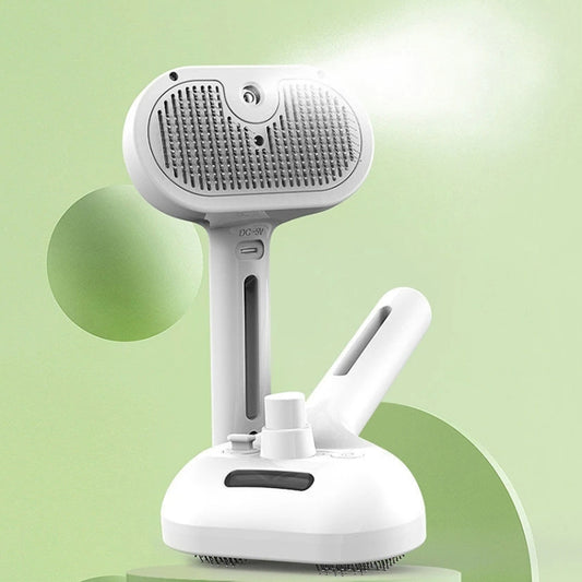 RK56 USB Charging Spray Pet Grooming Comb Cat and Dog Hair Removal Tool Pet Products, White, Pink, Green