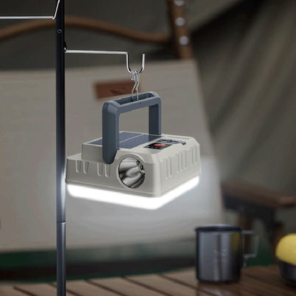 Outdoor Solar Energy Charging Camping Light Hanging Multi-Functional Tent Lamp Power Outage Emergency Lights