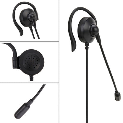 SOYTO SY227 Single-side Operator Ear Hook Headset Corded Computer Headset