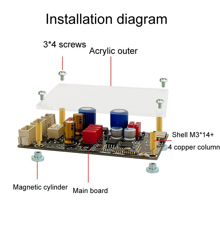 Bluetooth Lossless Decoder Board APTX Amplifier Wireless Receiver