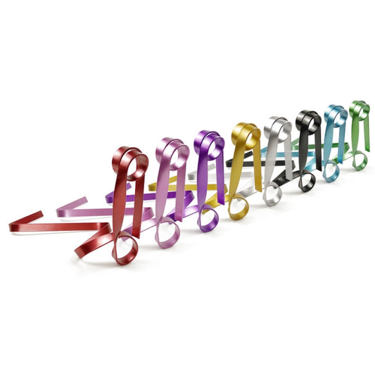 Metal Ribbon Suspended Wine Bottle Holder Home Desktop Decorative Ornaments
