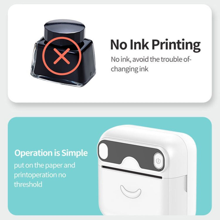 A32 Small Portable Self-adhesive Error Question Photo Label Bluetooth Pocket Thermal Printer