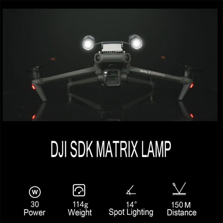 مصباح مصفوفة JZ T30 لـ DJI Mavic 3E / 3T بقدرة 30 وات