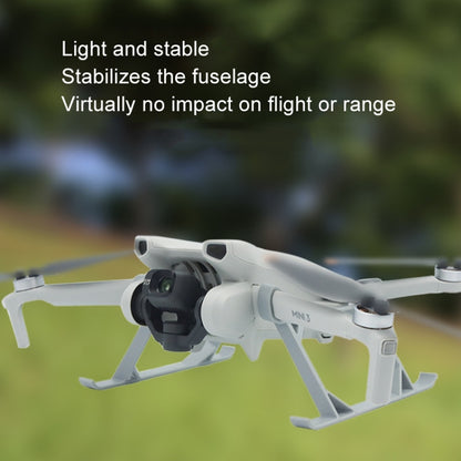 For DJI Mini 3 / Mini 3 Pro 1pair Height Increase Kickstand Landing Gear Propeller Protective Cover, For DJI Mini 3 / Mini 3 Pro