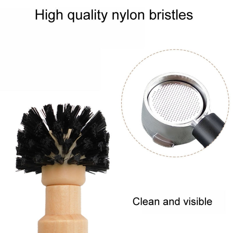 Coffee Powder Cleaning Brush Coffee Machine Brewing Heading Sweeping Brooch, Small, Large