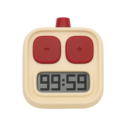 H-C-06 Robot Kitchen Timer Children Time Management Running Exercise Timer, Yellow, Green