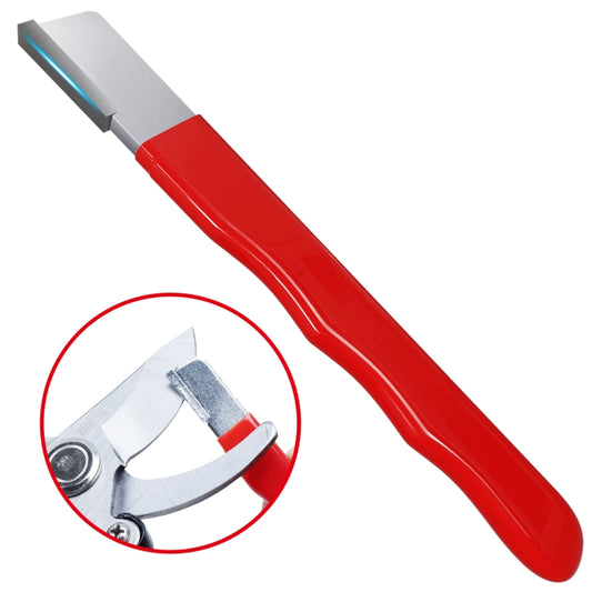Outdoor Portable Garden Scissors Sharpener Knife Scissors Dual Purpose Sharpening Stone