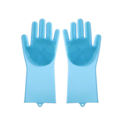 Kitchen Silicone Dishwash Gloves Male And Female Household Chores Cleaning Mitts