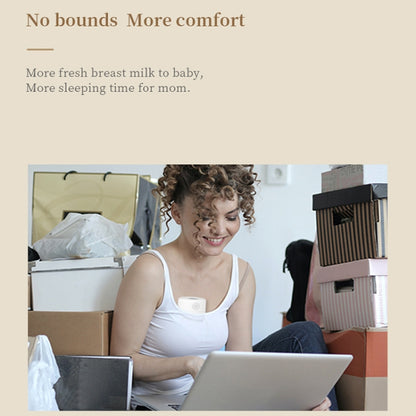 S12 LCD Screen Smart Large Capacity Portable Wearable Silent Electric Breast Pump, S12 White, S12 Bilateral