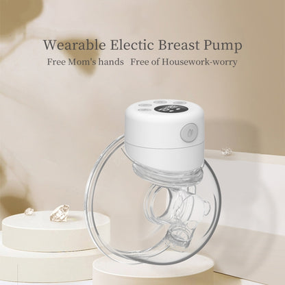 S12 LCD Screen Smart Large Capacity Portable Wearable Silent Electric Breast Pump, S12 White, S12 Bilateral
