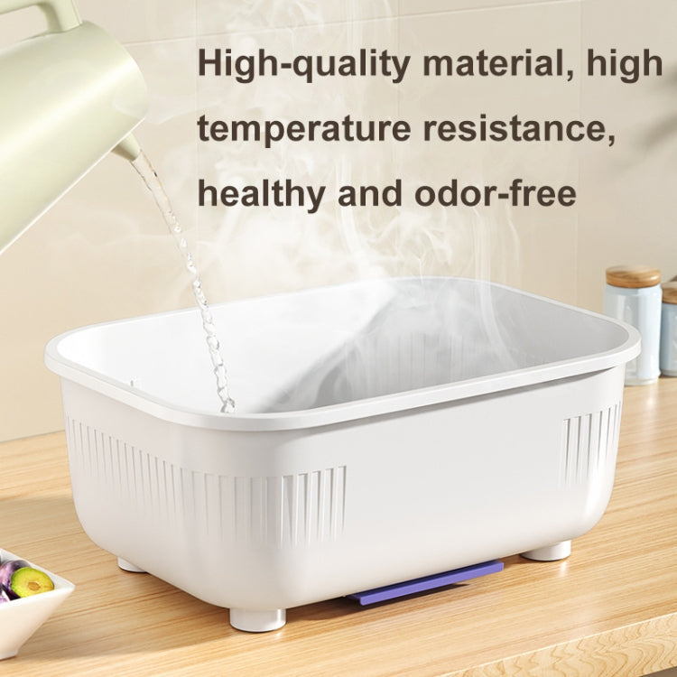 Household Dustproof Kitchen Tableware Storage Box Tableware Drain Rack