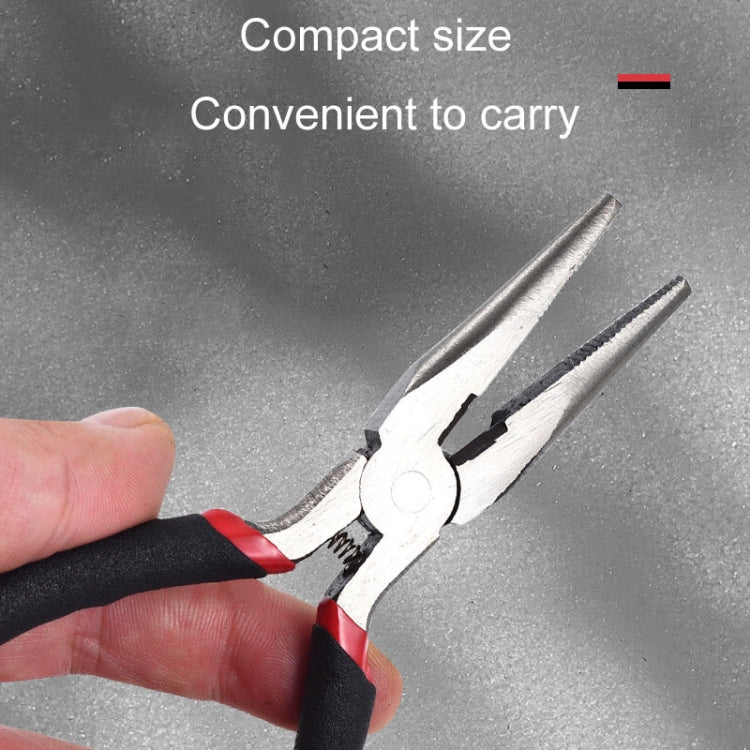 4.5 Inch Industrial Grade Mini Wire Pliers Portable Handmade Pliers With Plasticized Handle, Pointed Mouth Plier, Diagonal Mouth Plier