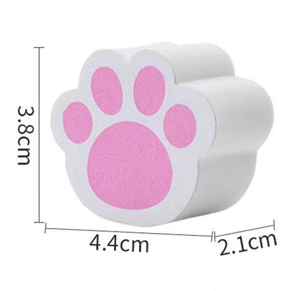 Bathroom Glass Mirror Stain Removal Watermark Sponge Rub Faucet Descaling Cleaning Tool, Pink