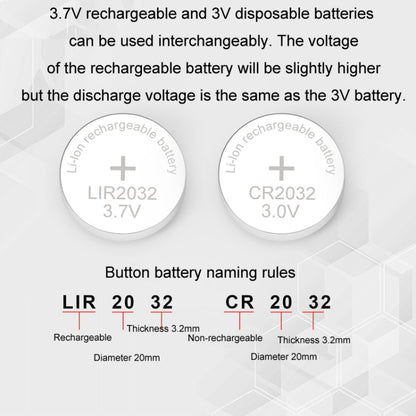 4.2V LIR2032/2450 Button Battery Universal Charger