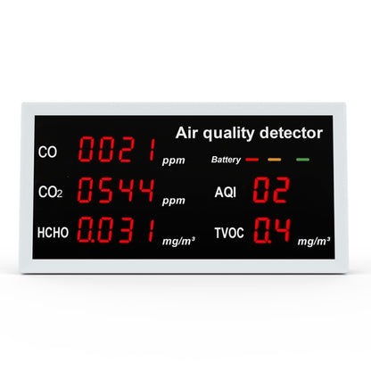 5-in-1 Indoor Home Portable Air Monitor TVOC Formaldehyde Detector