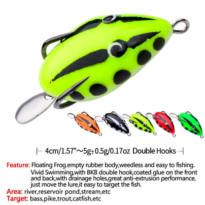 PROBEROS FR038 Simulation Thunderfrog Lure Fake Lure Blackfish Bait Converted Thunderfrog Soft Bait