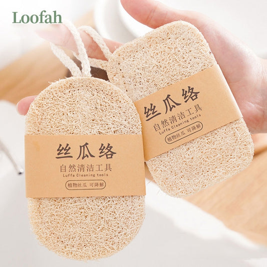 Natural Loofah Dishwashing Brush Dishwashing Tool Loofah Rag Brush, Soft Square, Soft Ellipse, Hard Square, Hard Ellipse