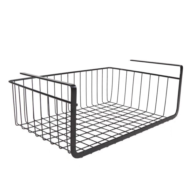 Closet Organizer Metal Shelf Kitchen Cabinet Under Hanging Shelf, 40x25x14cm