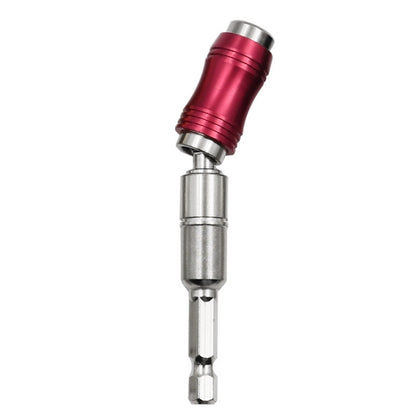 Hexagonal Shank Quick Release Self-Locking Joint Extension Rod Electric Drill Driver Extension Quick Conversion Bits, Silver+Red, Black, Silver+Yellow