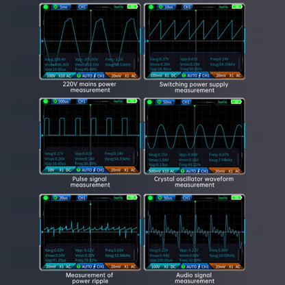 FNIRSI 3 In 1 Handheld Digital Oscilloscope Dual-Channel Multimeter