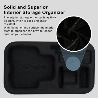 For DJI Osmo Action 4 / 3 aMagisn Small Organizer Bag Sports Camera Protective Accessories, For DJI Osmo Action 4 / 3