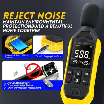 FNIRSI Noise Decibel Meter Home Volume Detector