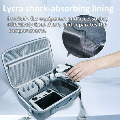 For DJI Mini 4 Pro / Mini 3 Pro LKTOP Carrying Case Waterproof Shoulder Bag Handbag, Nylon, PU