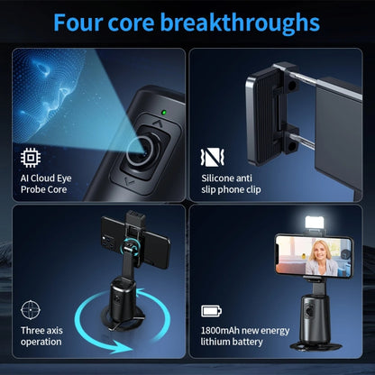 Pixel A200  Auto Tracking Gimbal Stabilizer 360 Degree Rotation Selfie Stick With Fill Light