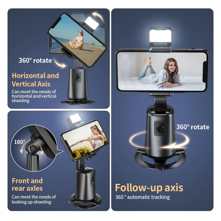 Pixel A200  Auto Tracking Gimbal Stabilizer 360 Degree Rotation Selfie Stick With Fill Light