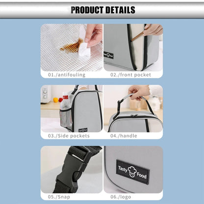 Portable Outdoor Picnic Portable Fresh-keeping Lunch Bag