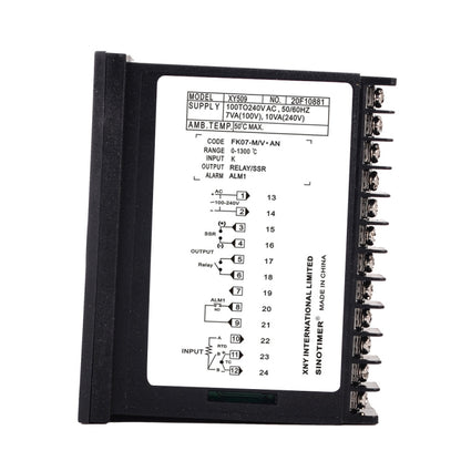 SINOTIMER XY509 Smart Temperature Control Instrument Short Case PID Heating Relay SSR Solid State Output