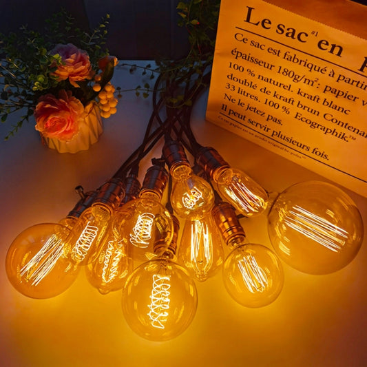 4pcs /Box A60 LED Antique Lamp Vintage Decorative Illumination Light Bulb
