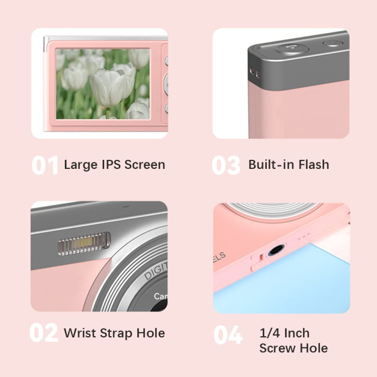 50 MP HD Camera 4K Video Retro Vlog Self-Shooting Camera