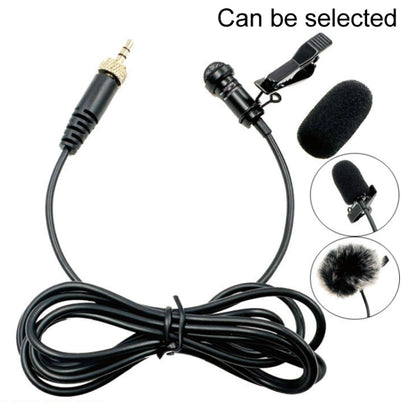 3.5mm Straight Internal Thread Plug Wireless Transmitting Lavalier Microphone