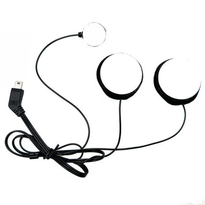 HD Noise-Proof Helmet Intercom Headset Microphone