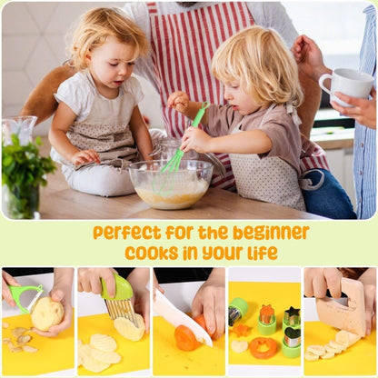 Children Cooking Knife Set Early Childhood Education Kitchen Tools, 17pcs /Set, 13pcs /Set, 6pcs /Set